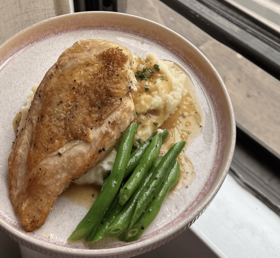 Chicken Breast & White Wine Pan Sauce